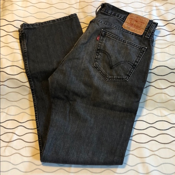 grey levi 505 jeans